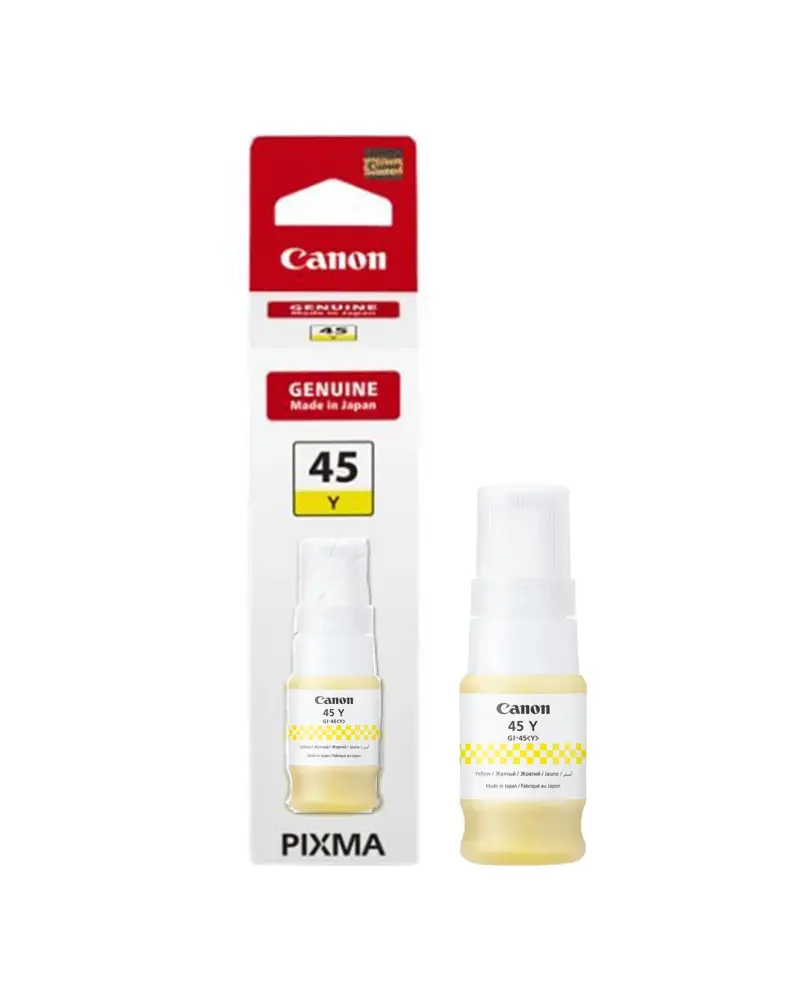 Bouteille d'encre Originale Canon GI-45 Jaune (6287C001AA)