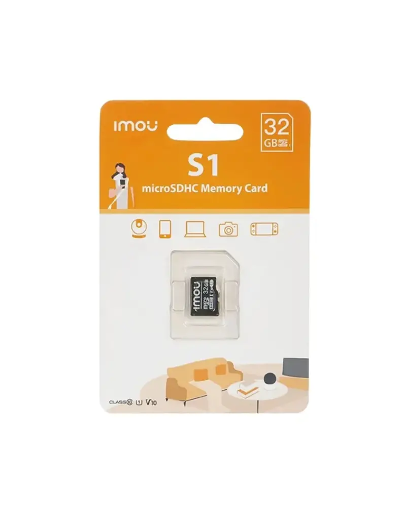 CARTE MÉMOIRE IMOU MICRO SD 32GO CLASSE 10 (ST2-32-S1)