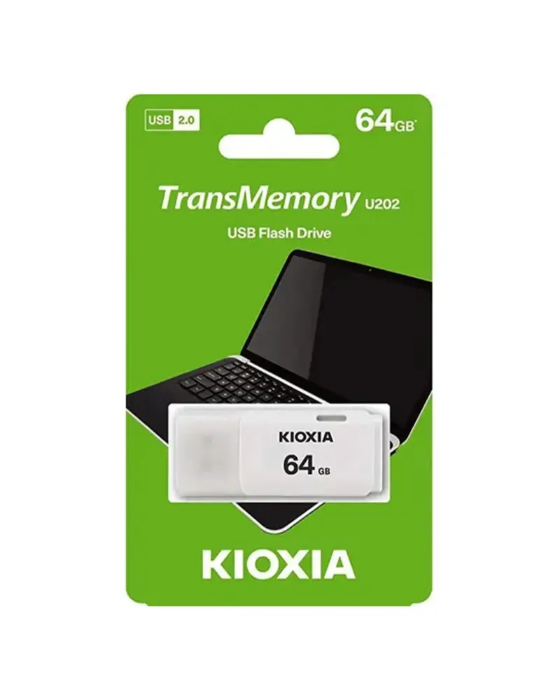 CLÉ USB 64GB KIOXIA 2.0 (LU202W064GG4)