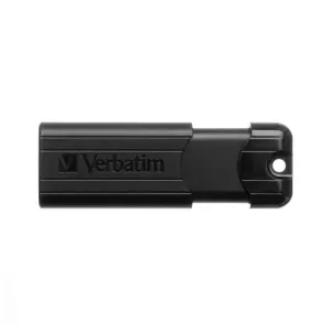 CLÉ USB 64GB VERBATIM USB 3.2 GEN 1 NOIR PINSTRIPE (49318)