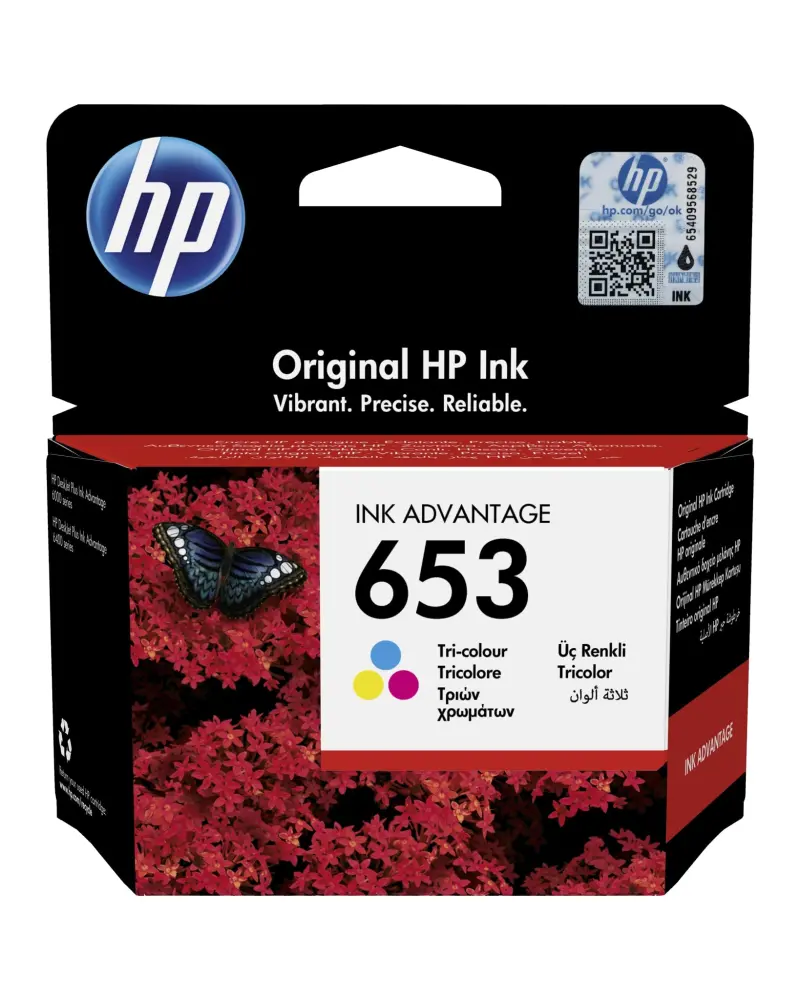 Cartouche d'encre HP 653 Couleur (3YM74AE)