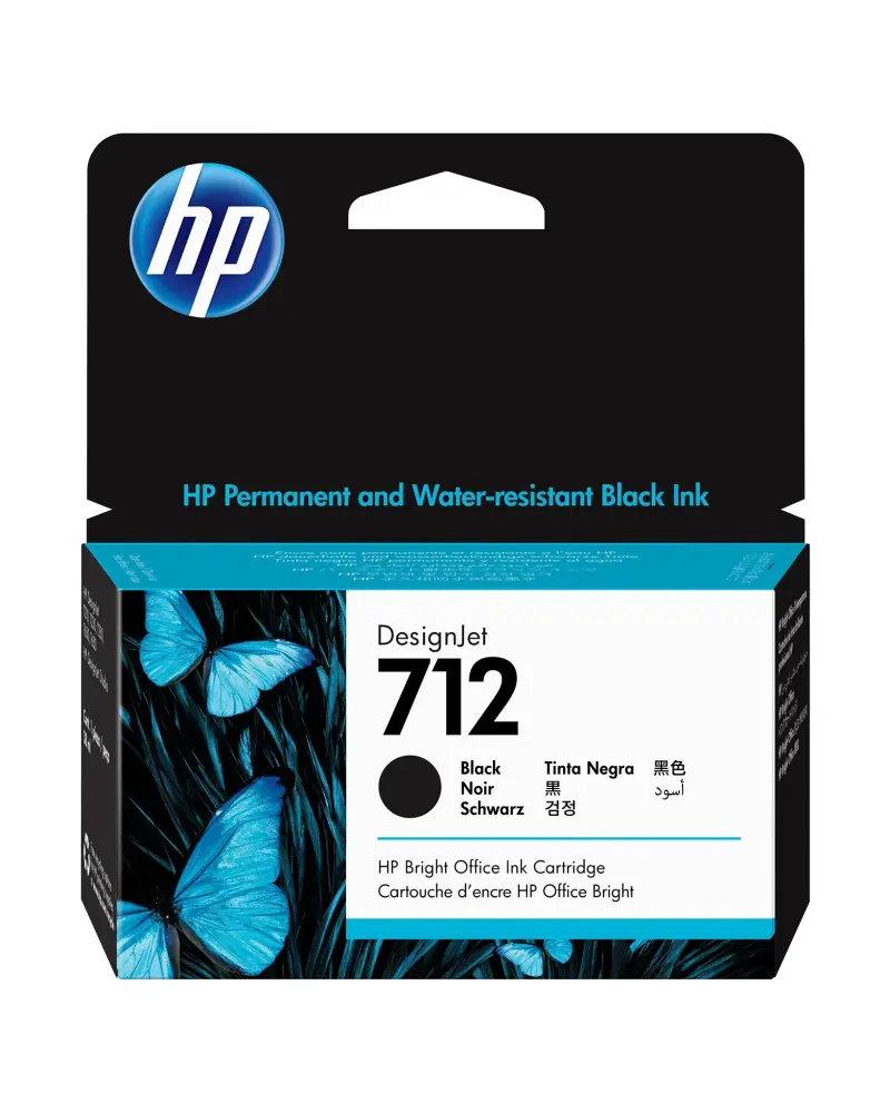 Cartouche d'encre HP 712 Noir 38ml (3ED70A)