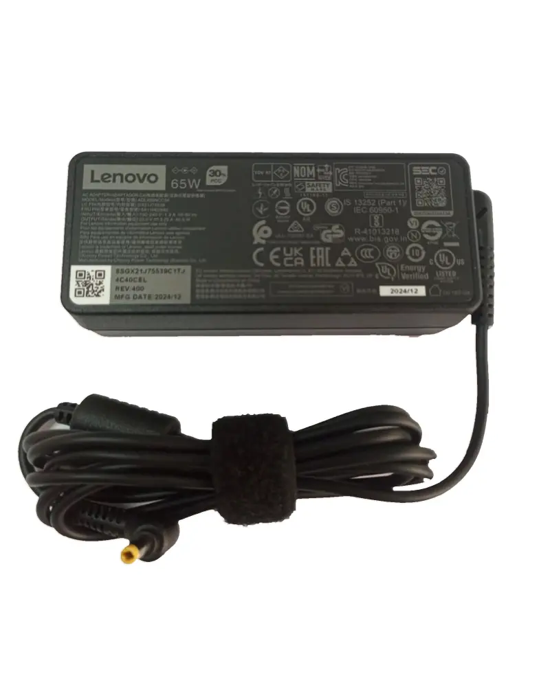 Chargeur pc portable lenovo original neuf 20V 3.25A 65W (ADLX65NCC3A)