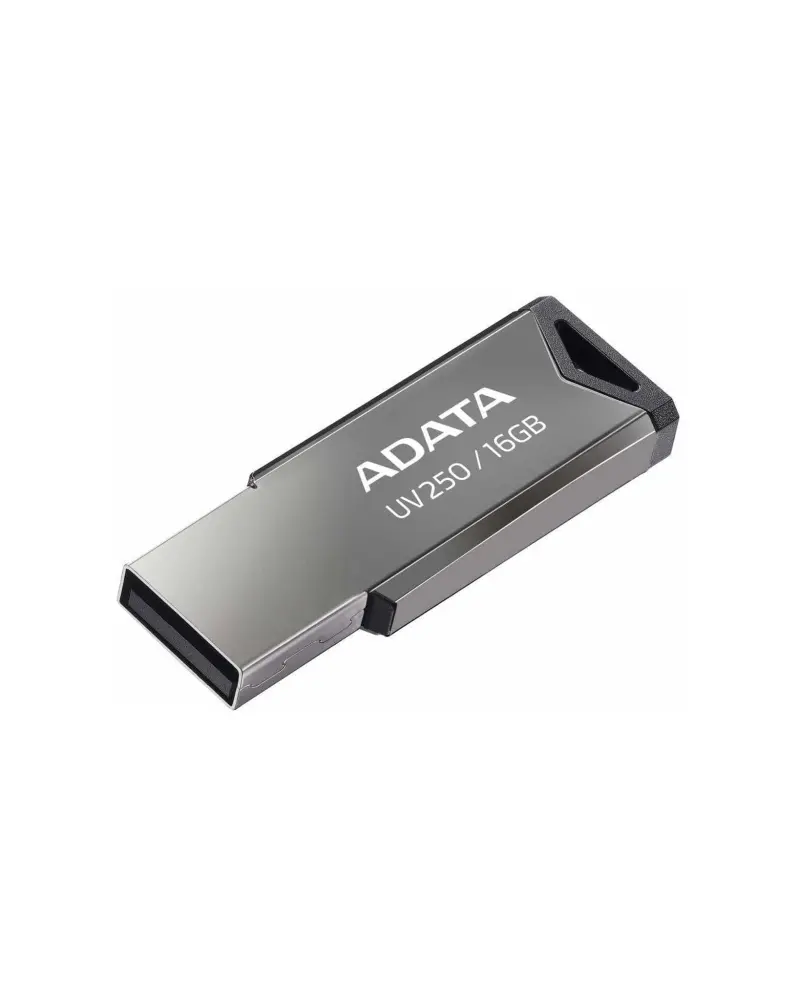 Clé USB ADATA UV250 - 16 GB 2.0 Métal (AUV250-16G-RBK)