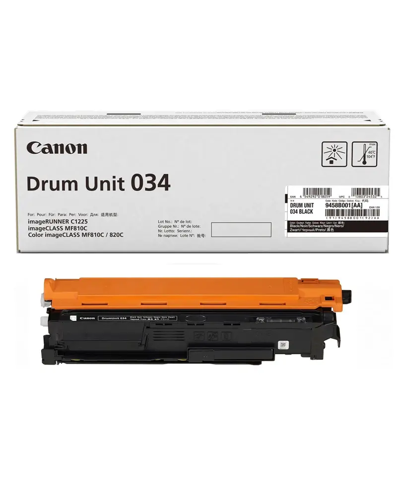 DRUM CANON ORIGINAL 034 BLACK (9458B001AA)