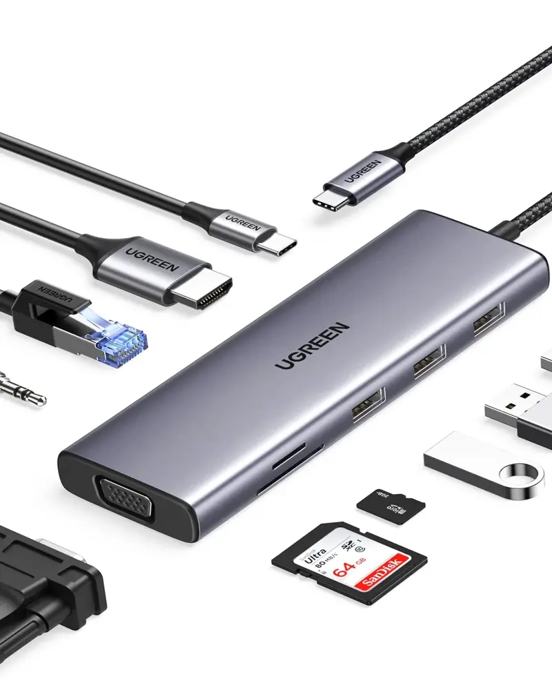 HUB USB-C 10 EN 1 Ugreen (15601)