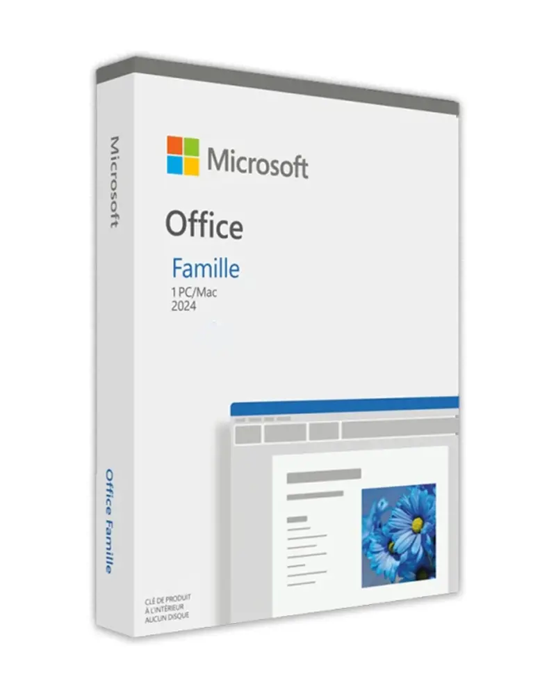 Licence Microsoft office Famille 2024 francais 1 Pc Ou Mac à vie (EP2-06843)