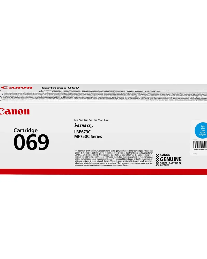 TONER ORIGINAL CANON 069 CYAN (5093C002AA)