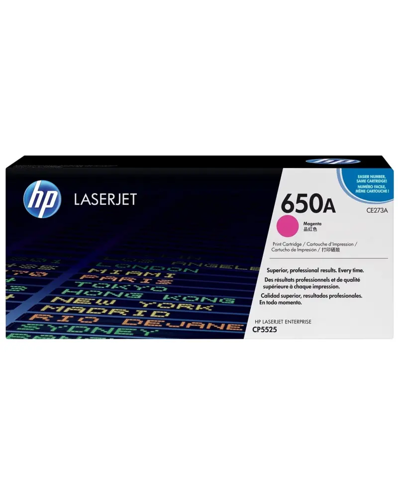 TONER ORIGINAL HP 650A MAGENTA (CE273A)